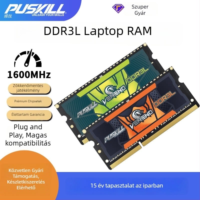 Notebook memóriamodul DDR3L 4GB/8GB 1600MHz 240-pin