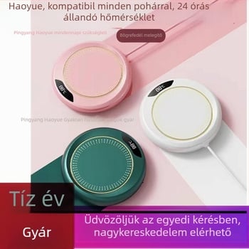 Bögre melegítő alap állítható hőmérséklettel (állandó hőmérséklet, hálózati táplálás, mechanikus vezérlés, automatikus kikapcsolás, kör alakú forma, műanyag ház)