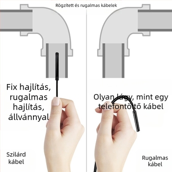 Android Type-C HD Endoszkóp – Vízálló vizuális szonda klímaberendezésekhez, autódiagnosztikához és ipari csövekhez, Modell HK-5.5-T