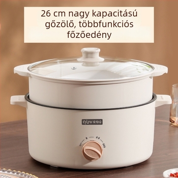 Fu xiaoguo Modell F Minden-egyben gőzölő fazék tapadásmentes belsővel – gőzölés, sütés és grill