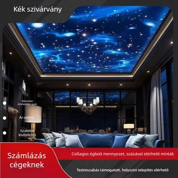 Csillagfényes mennyezeti lámpa, műanyag ház, 220V, 1-20W, testreszabható, modell Star fiber optic lights