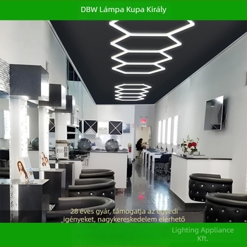 LED dekoratív fény, árnyék nélküli, energiatakarékos csillár, Honeycomb sorozat HX-BCD-04 – 168W, 220V, 1600 lm, PF 0,8