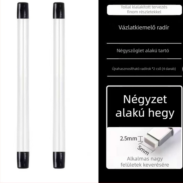 Radír toll formájú radír művészetre, Tombow/Dragonfly márka, modell Rubber pen, anyag gumi, nettó tömeg 0.2 g