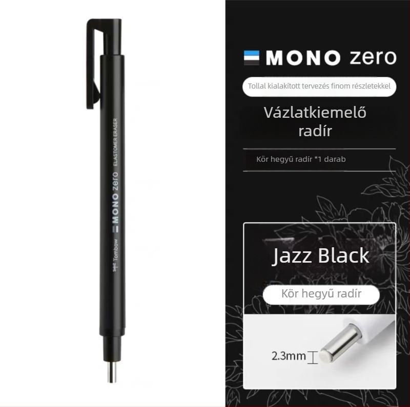 Radír toll formájú radír művészetre, Tombow/Dragonfly márka, modell Rubber pen, anyag gumi, nettó tömeg 0.2 g