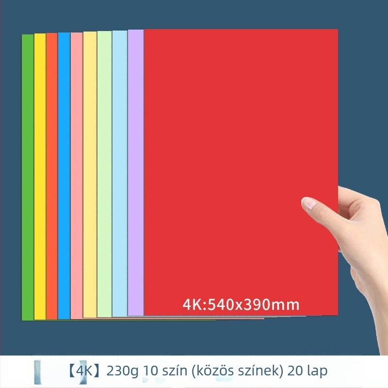 Miao 180 g súlyú vastag kétoldalas kartonlapok, csomag 20 lap, testreszabható feldolgozás