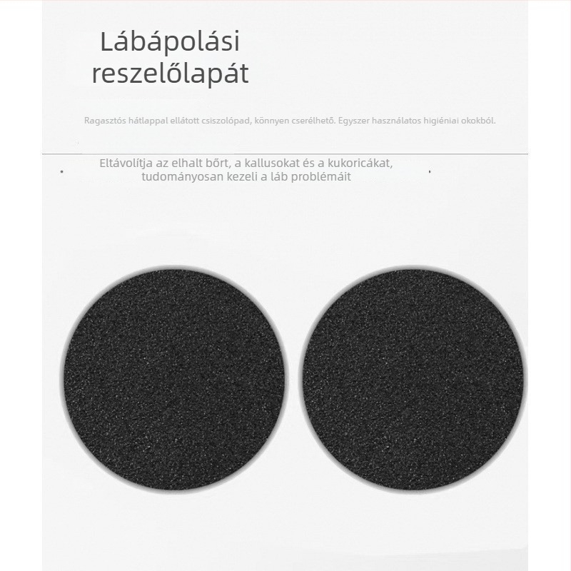 Elektromos lábpedikűr készülék magas nyomatékkal és állítható fordulatszámmal a holt bőr és tyúkszem eltávolítására