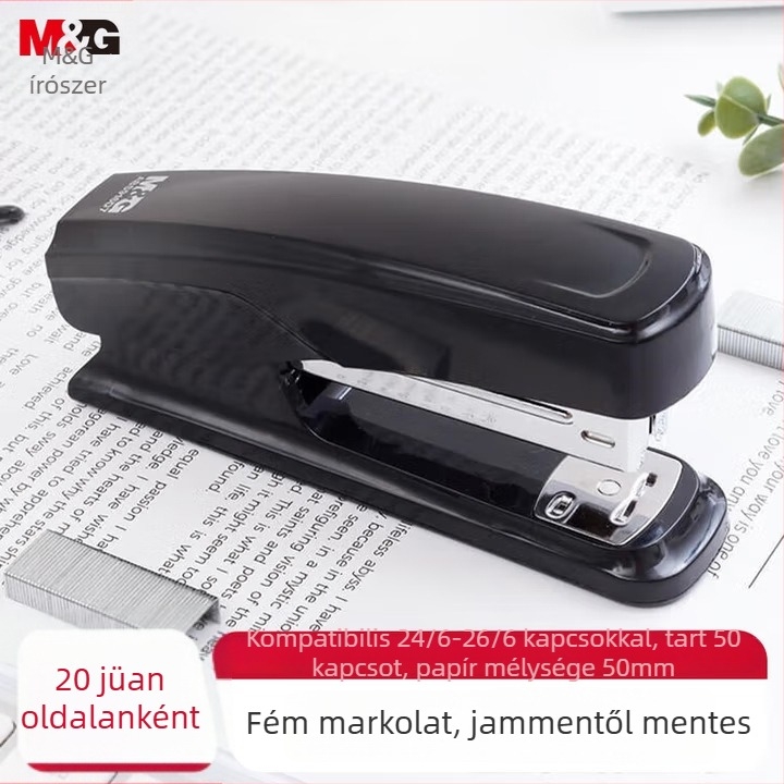 Tűzőgép – Deli, kézi, többfunkciós, tű típusa: Más, logó nélkül