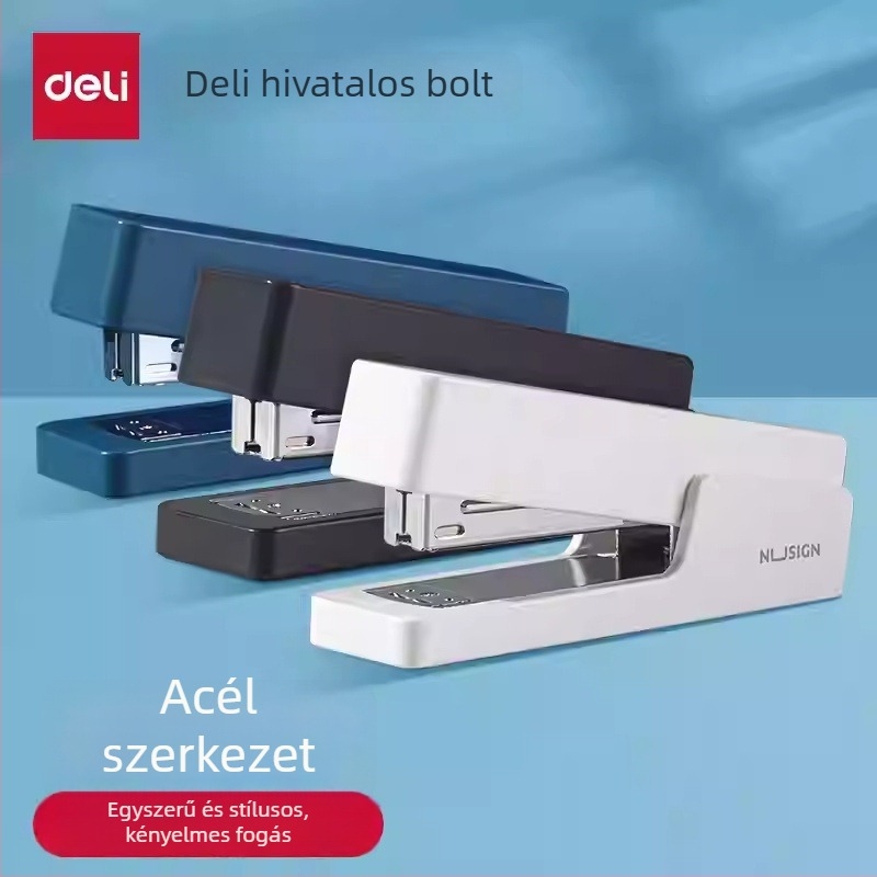 Tűzőgép – Deli, kézi, többfunkciós, tű típusa: Más, logó nélkül