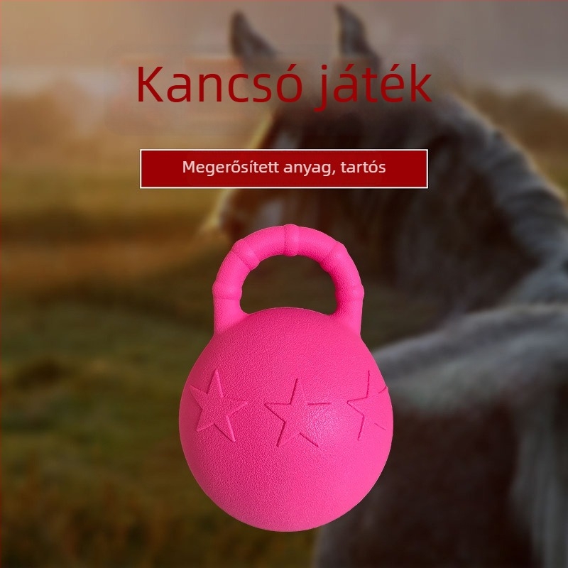 Ló játékbála, harapásálló PP anyagú edzéslabda, testre szabható