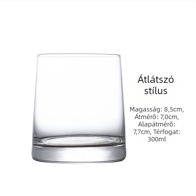 Geya Crystal üveg szájöblítő pohár szállodákhoz és panziókhoz - fürdőszobai használatra