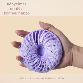 Exfoliáló szilikon testfürdő-kefe, gyerekbarát, testreszabható, 200 darabos csomag