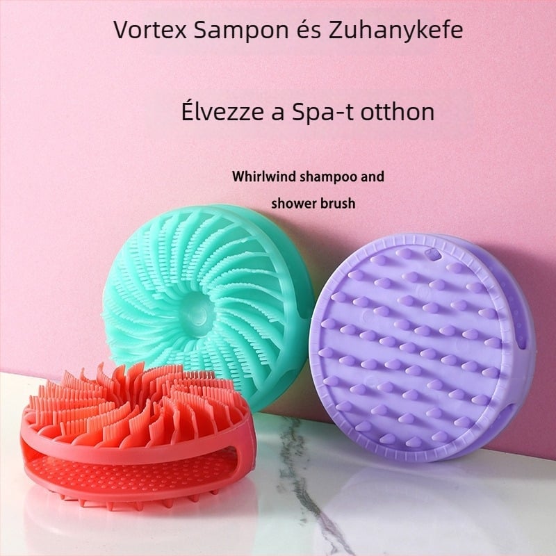Exfoliáló szilikon testfürdő-kefe, gyerekbarát, testreszabható, 200 darabos csomag