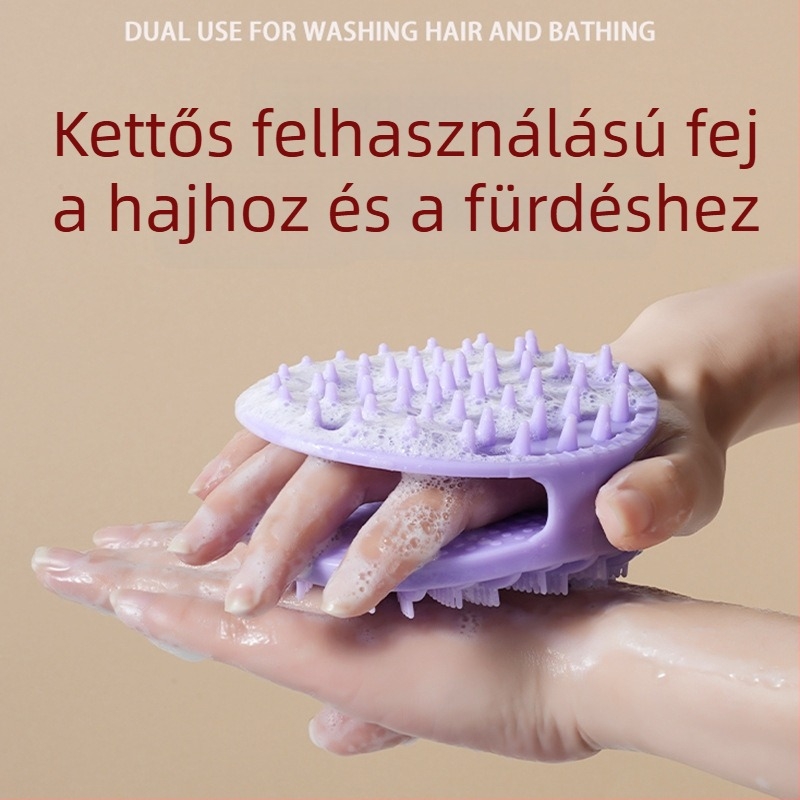 Exfoliáló szilikon testfürdő-kefe, gyerekbarát, testreszabható, 200 darabos csomag