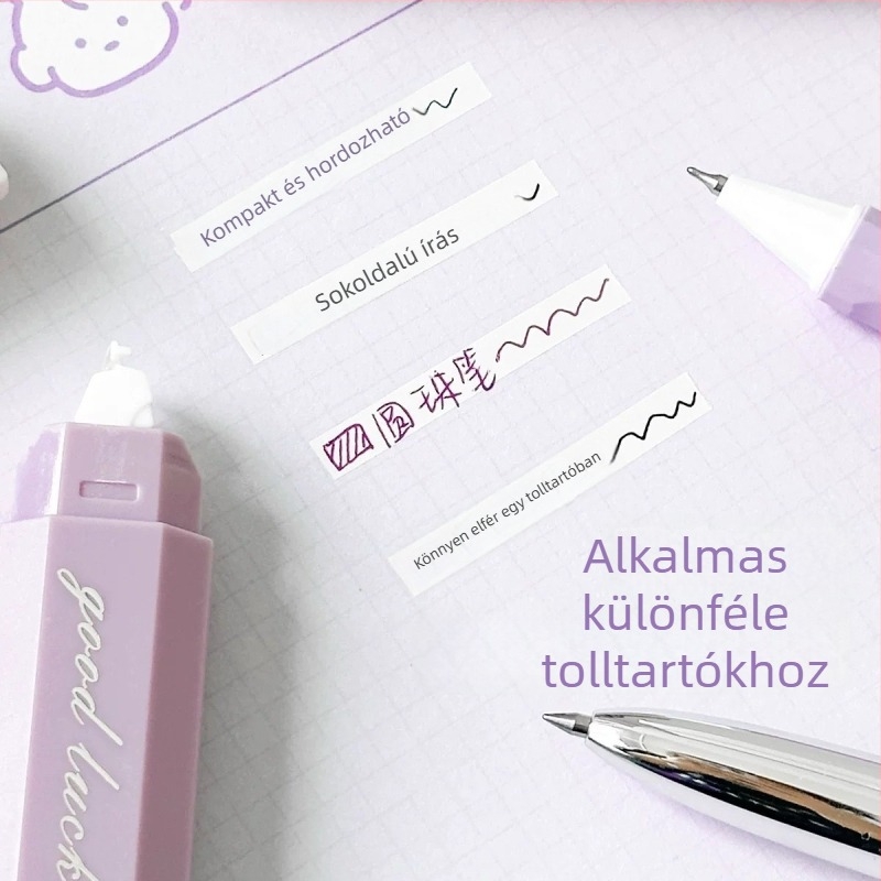 Korrektúra szalag A68 – gradient dizájn, csendes gördítés, nagy kapacitás, műanyag tok, 5 db/doboz, New Year