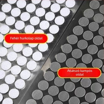Kézzel készített ultra vékony kör Velcro ragasztó hátlappal gyerekeknek szóló csendes könyvekhez, átlátszó és erős