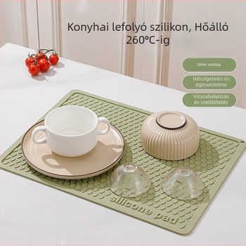 Szilikon konyhai négyszögletes alátét, hőálló, csúszásmentes, szakadásálló