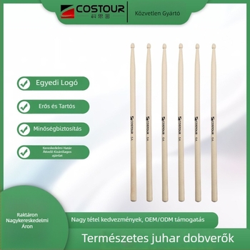 Costu Ct-804 juharfából készült dobpálcák – ütőhangszer-kiegészítők, kartoncsomagolás