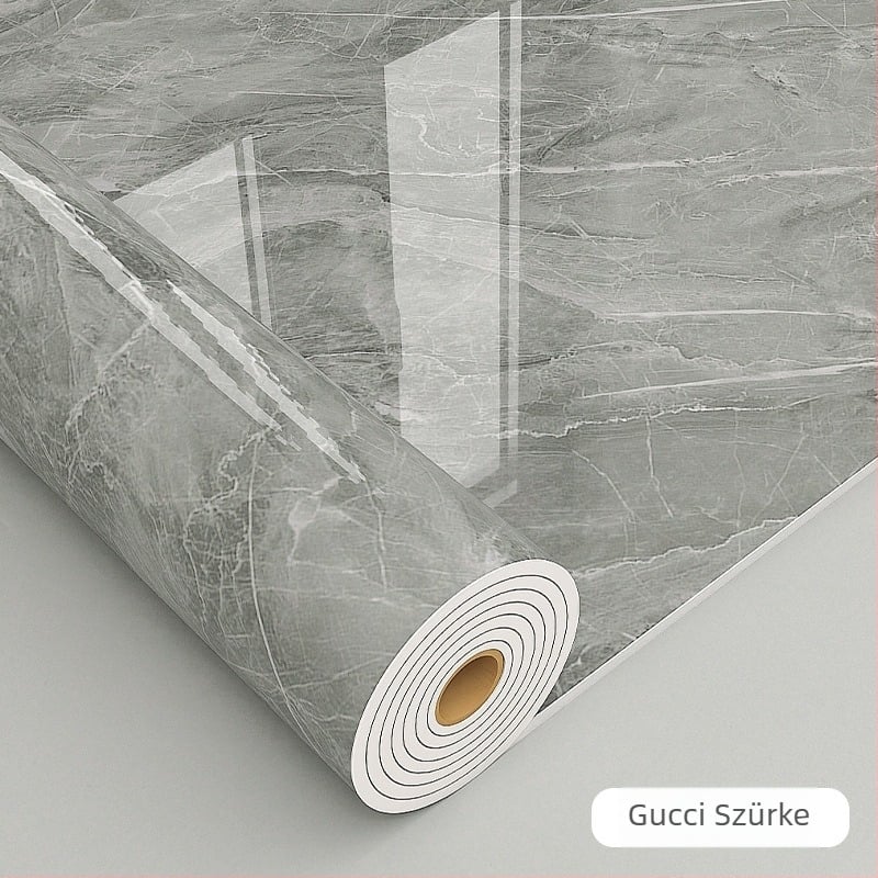 Dekoratív falmatrica – XPE anyag, márvány mintázat, öntapadós, vízálló és nedvességálló, 2.0 mm vastagság