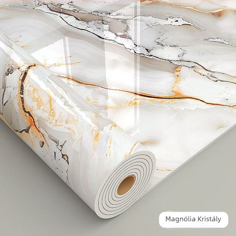 Dekoratív falmatrica – XPE anyag, márvány mintázat, öntapadós, vízálló és nedvességálló, 2.0 mm vastagság