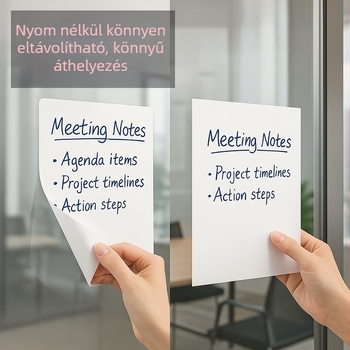 Craftsman fehértáblához tervezett, egyoldalas statikus matrica, irodai használatra, importálatlan (Márka: Craftsman; Típus: egyoldalas; Specifikációk: fehértáblára való statikus matrica; Importálva: Nem)