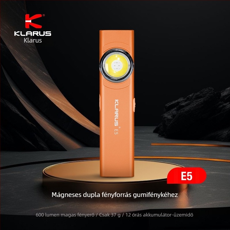 Újra tölthető LED zseblámpa, kompakt EDC, 4W, 3.0-4.2V, beépített akkumulátor