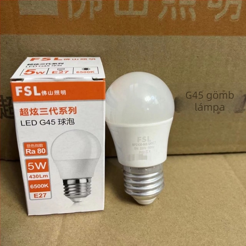 FSL LED izzó, kompatibilis E27/B22, 13W, 1020 lm, CRI 85, élettartam 15000 h