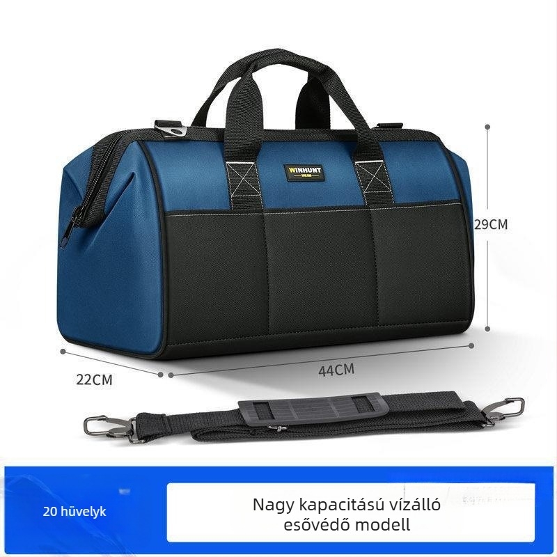 Elektromos szerszámkészlet tároló táskával – négyzet alakú dizájn, multifunkcionális, tartós