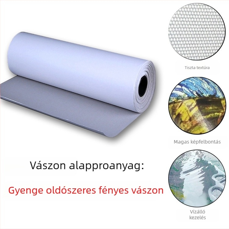 Vászon falikép fából készült kerettel – modern letisztult stílusú Naprendszer bolygói gyerekszobára, testreszabható, keretezett, egyszemélyes vagy kétszemélyes készlet