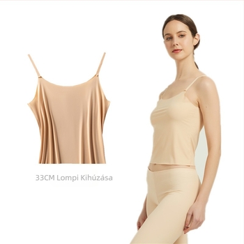 D33 Ice Silk Wrap Top a melltartóhoz, ultranagy csésze, 3/4 kosár, nyom nélküli, lélegző, szép hátsó