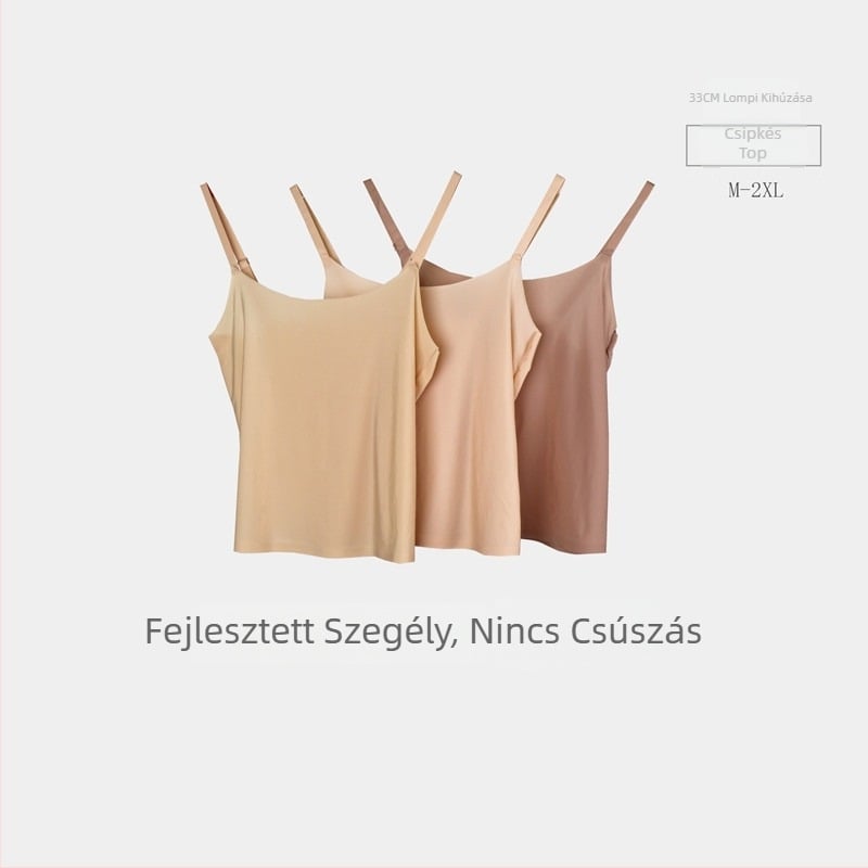 D33 Ice Silk Wrap Top a melltartóhoz, ultranagy csésze, 3/4 kosár, nyom nélküli, lélegző, szép hátsó