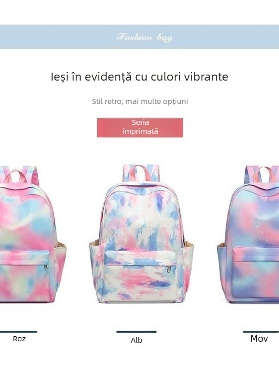 Rucsac universitar unisex cu bretele ergonomice, țesătură de înaltă calitate, imprimeu anime, potrivit pentru călătorii de plăcere, iarna 2024