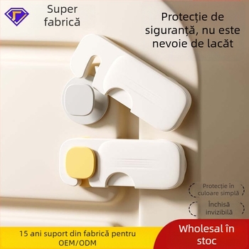 Încuietoare pentru sertar, material ABS, model Square Lock Bulk, compatibilă cu uși din lemn, uși de baie, uși de bucătărie și uși din sticlă