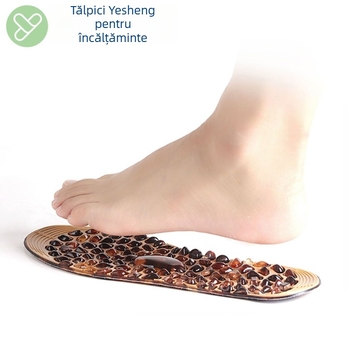 Tălpi de masaj TPR pentru relaxarea picioarelor — talpă întreagă, design Goose Stone Massage Design, potrivite pentru adidași, încălțăminte din piele, cizme, adulți