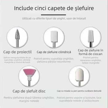 Polizor unghii DMJ – Plastic, stil coreean, șlefuire