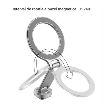 Suport pliabil magnetic pentru telefon cu cold shoe, compatibil cu camerele de acțiune DJI Action 5 Pro/4/3