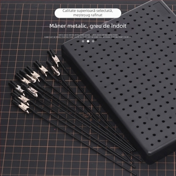 Clip pentru vopsire și uscare a modelului Gundam, cu aerograf, clemă crocodil anti-ținere, corp metal/plastic, 63 g