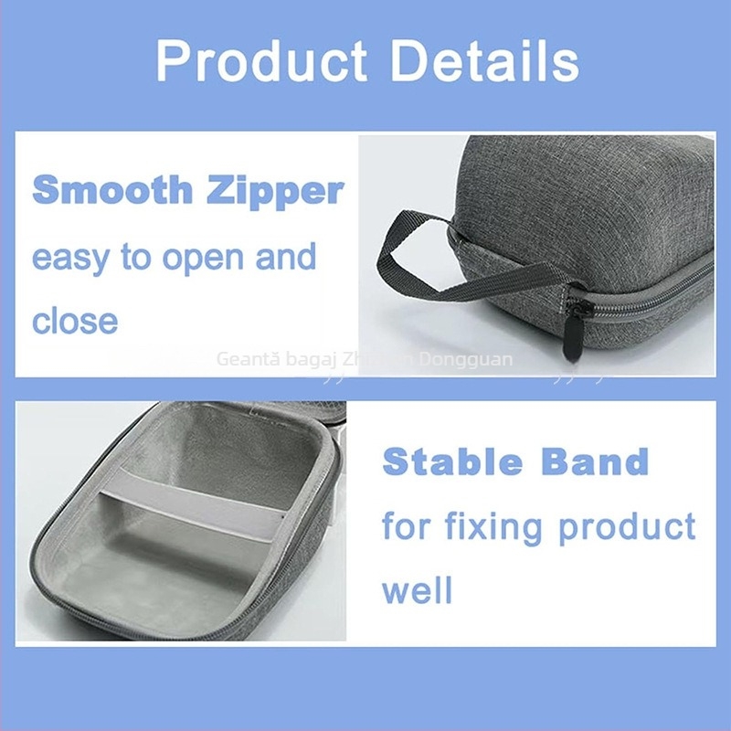 Geantă de depozitare pentru sfigmomanometrul Omron smart, material EVA + Oxford, model Zz-036, brand Zz