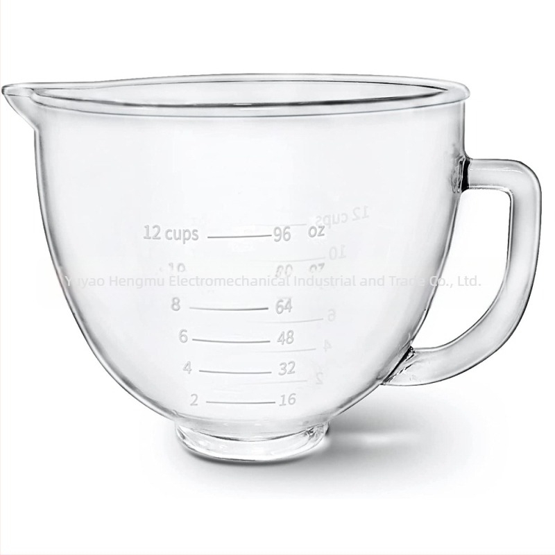 Vas de amestec din sticlă cu scară de măsurare pentru mixer KitchenAid HM-K40