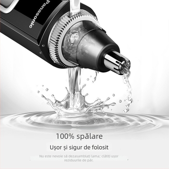 Panasonic ER-PGN70 Trimmer pentru nas - Alimentare cu baterii, Rezistent la apă, Se poate spăla integral