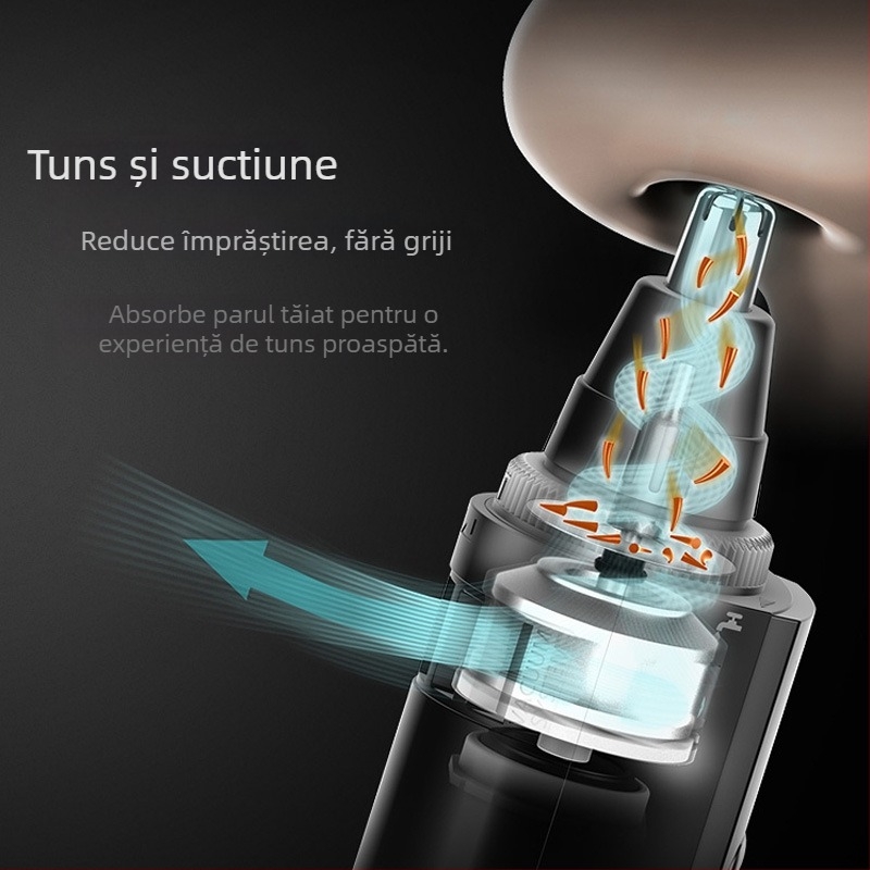 Panasonic ER-PGN70 Trimmer pentru nas - Alimentare cu baterii, Rezistent la apă, Se poate spăla integral