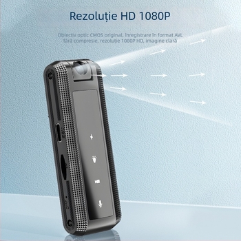 CD01 Stilou de înregistrare video cu clips, 24h înregistrare, până la 256GB memorie, captură video, USB 2.0