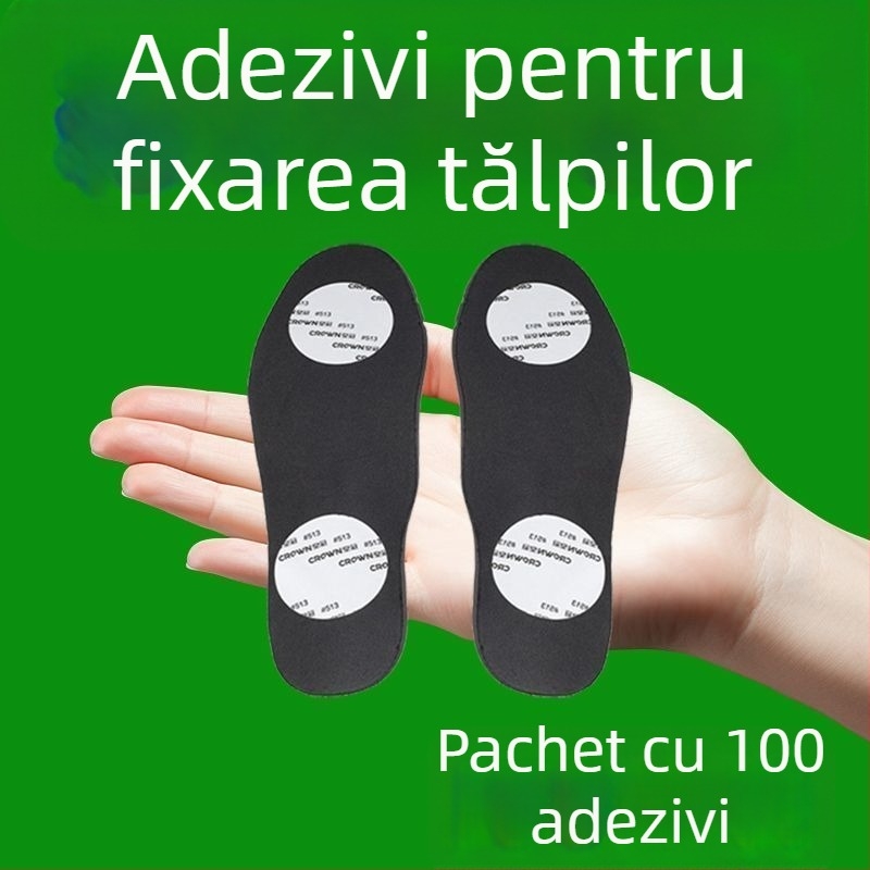 Talpă de pantofi anti-alunecare cu fixare — Cauciuc, autoadezivă, bandă dublu-adezivă, anti-mișcare