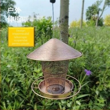 Hrănitoare pentru păsări outdoor, ornament suspendat – stil Vânt, cadou pentru casa nouă, cadou de Crăciun