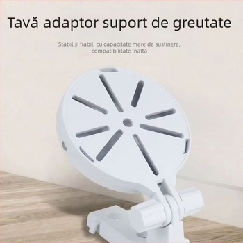 Suport universal de montaj pentru camere de supraveghere interioare (fără găuri), din plastic, turnare prin injecție, Hong Xuan, cu bază originală de montaj