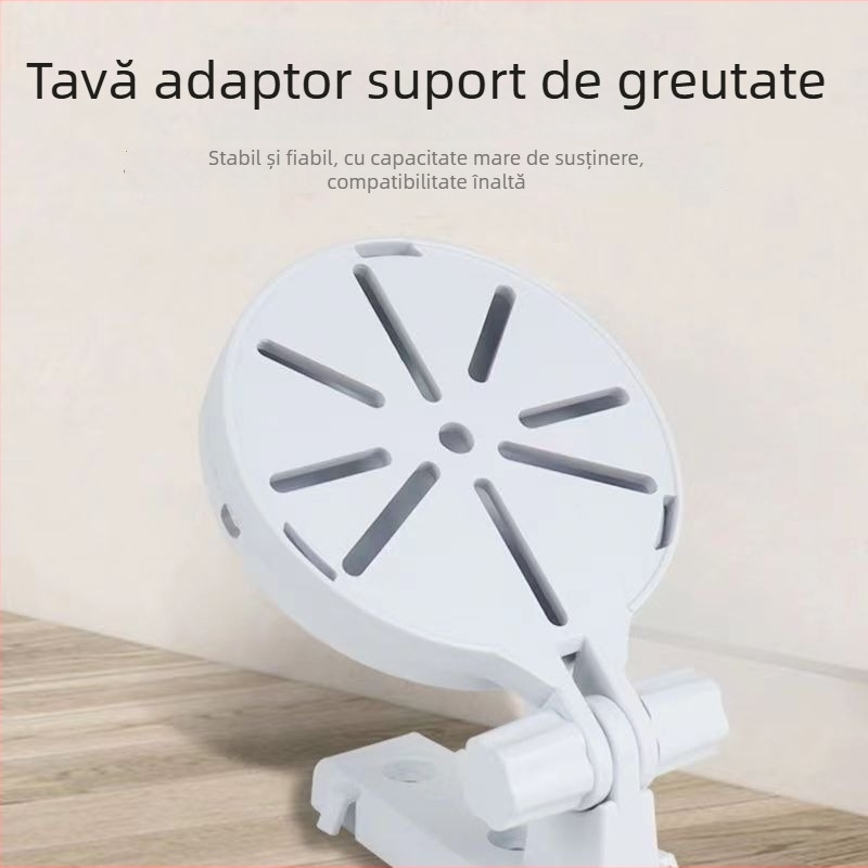 Suport universal de montaj pentru camere de supraveghere interioare (fără găuri), din plastic, turnare prin injecție, Hong Xuan, cu bază originală de montaj