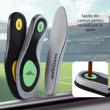Tălpiță sport cu placă din carbon, talpă întreagă, respirabilă, absorbantă de sudoare, model 5207