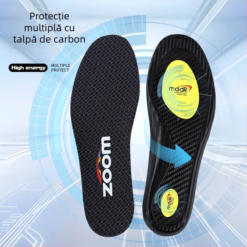 Tălpiță sport cu placă din carbon, talpă întreagă, respirabilă, absorbantă de sudoare, model 5207