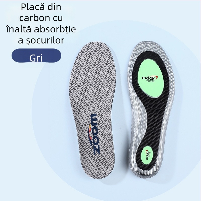 Tălpiță sport cu placă din carbon, talpă întreagă, respirabilă, absorbantă de sudoare, model 5207