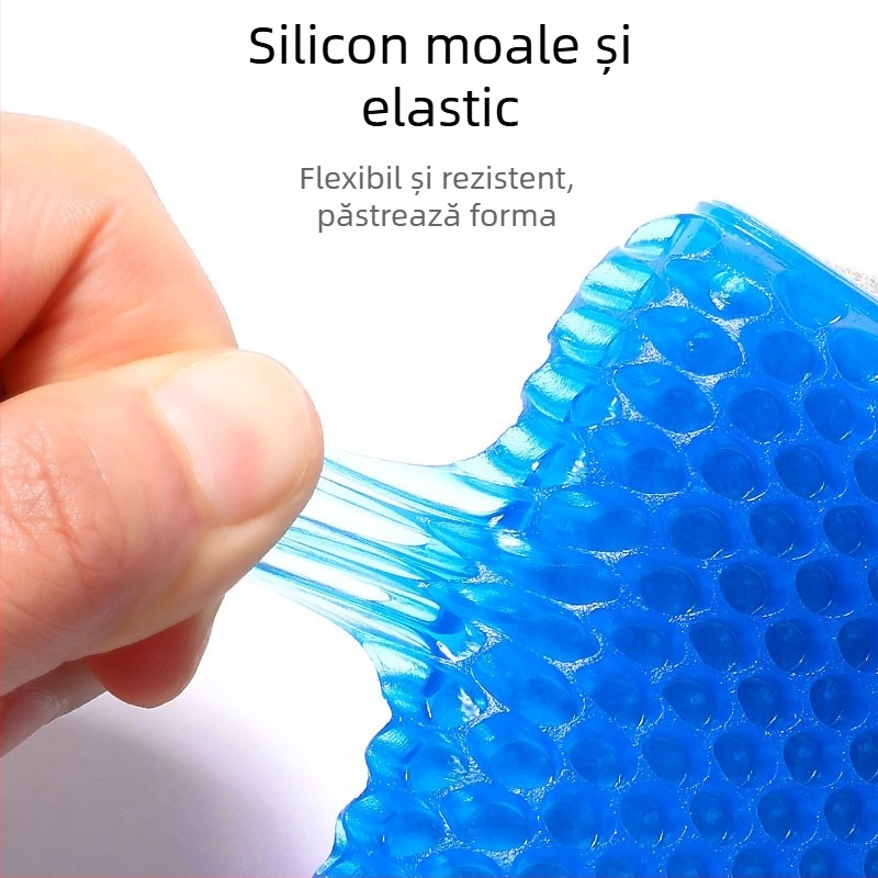 Tălpi din silicon cu structură fagure pentru bărbați și femei, absorb transpirația, deodorant și amortizare a șocurilor, tăiate la formă, uscate și respirabile pentru pantofi sport