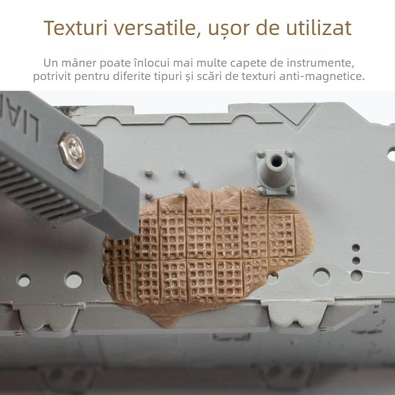 Fabricator armură anti-magnetică pentru modele de tancuri – include forme la scări diferite, model 0229
